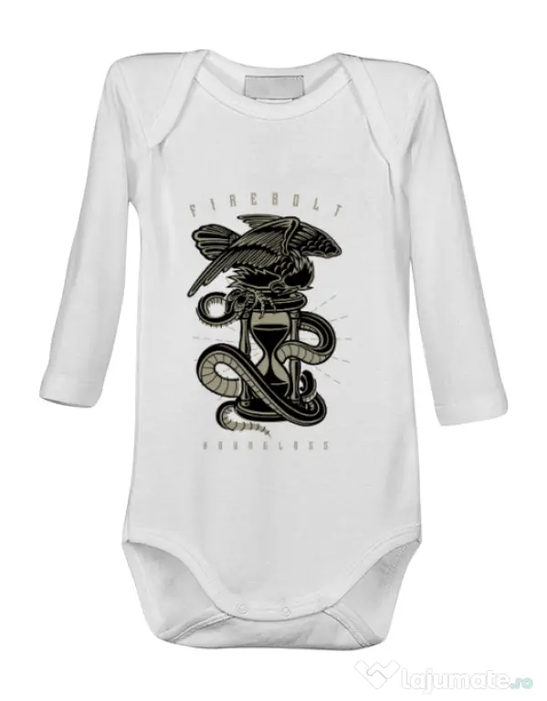 Baby body Hourglass Alb