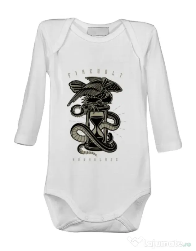 Baby body Hourglass Alb