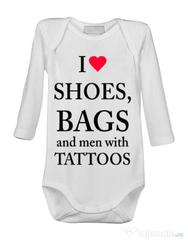 Baby body I love shoes Alb