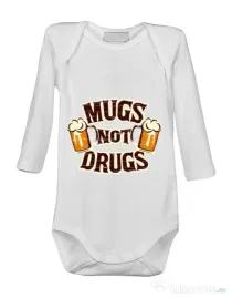 Baby body Mugs not drugs Alb