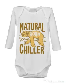 Baby body Natural born chiller Alb
