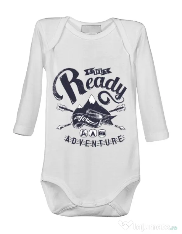 Baby body Ready for adventure Alb