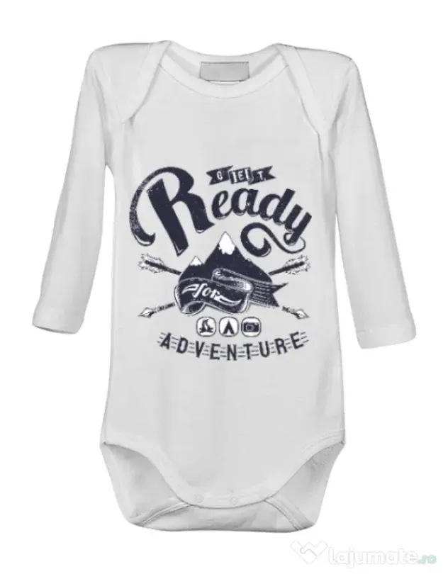 Baby body Ready for adventure Alb
