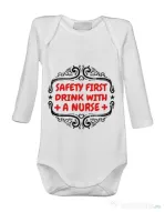 Baby body Safety first drink with a nurse Alb