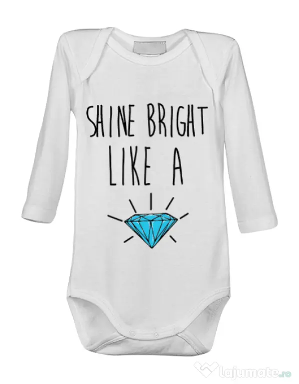 Baby body Shine bright like a diamond Alb
