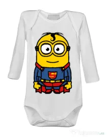 Baby body Super minion Alb