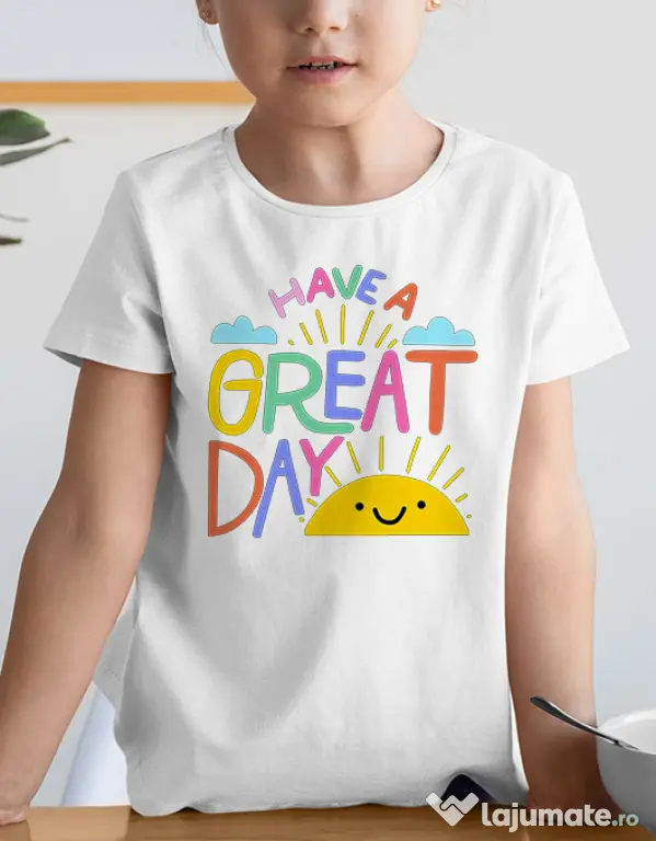 Tricou de colorat Have a great day