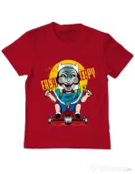 Tricou ADLER copil Real terror Rosu