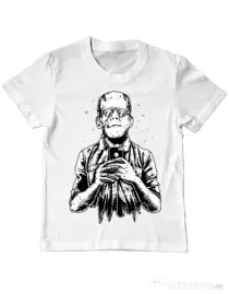 Tricou ADLER copil Franselfiestein Alb