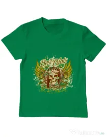Tricou ADLER copil Best pilots Verde mediu