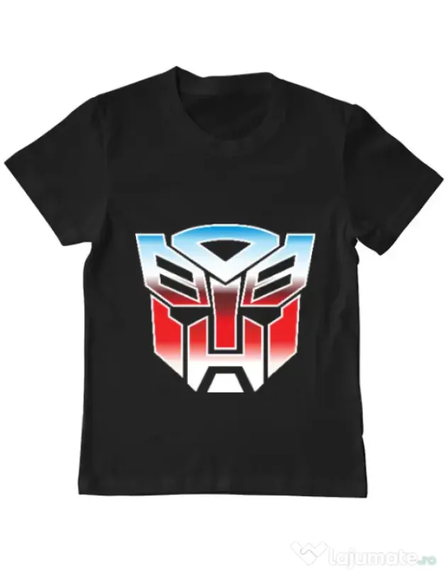 Tricou ADLER copil Transformers Negru