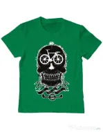 Tricou ADLER copil Bicycle love Verde mediu
