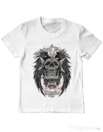Tricou ADLER copil Broken Bones Empire Alb