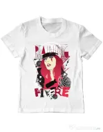 Tricou ADLER copil Raining fire Alb