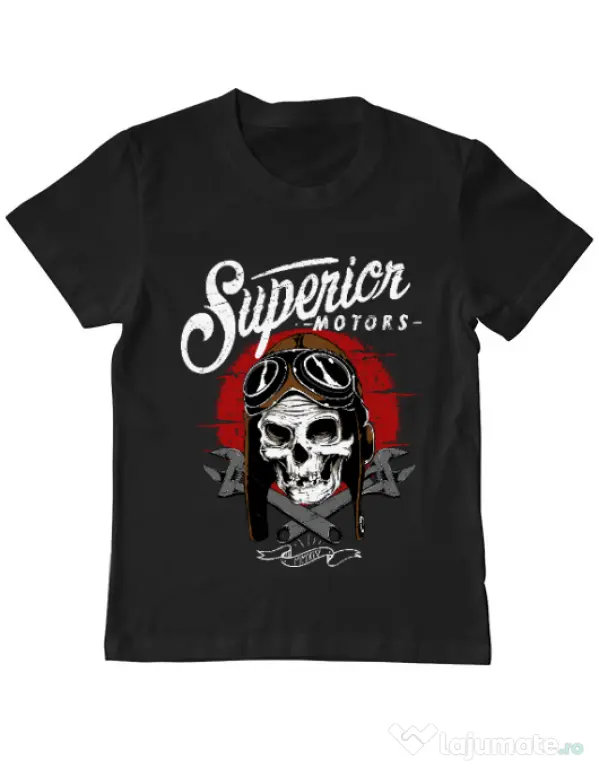Tricou ADLER copil Superior Negru