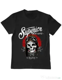 Tricou ADLER copil Superior Negru