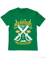 Tricou ADLER copil Warriors Verde mediu