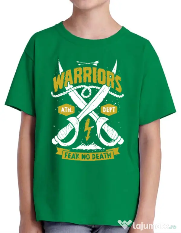 Tricou ADLER copil Warriors Verde mediu