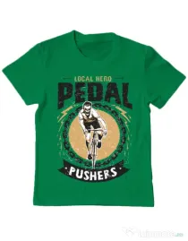 Tricou ADLER copil Pedal pushers Verde mediu