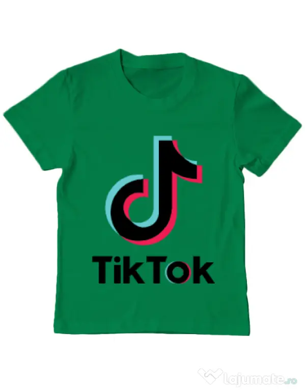 Tricou ADLER copil Tik Tok Verde mediu
