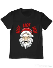 Tricou ADLER copil Smile santa Negru