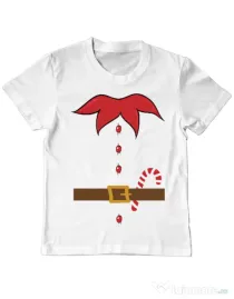 Tricou ADLER copil Elf Alb