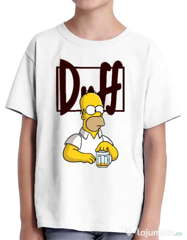 Tricou ADLER copil Beer Alb
