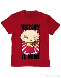 Tricou ADLER copil Victory is mine Rosu