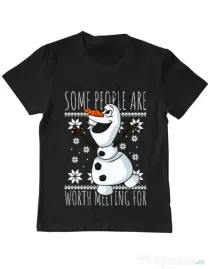 Tricou ADLER copil Worth melting for Negru
