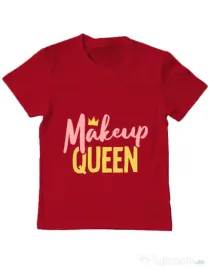 Tricou ADLER copil Makeup queen Rosu
