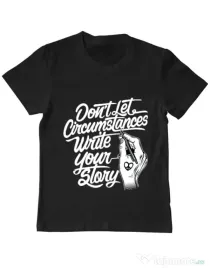 Tricou ADLER copil Your story Negru