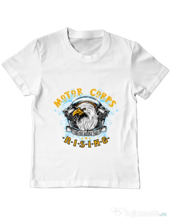 Tricou ADLER copil Eagle Alb