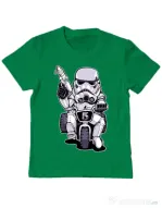 Tricou ADLER copil Little tooper Verde mediu