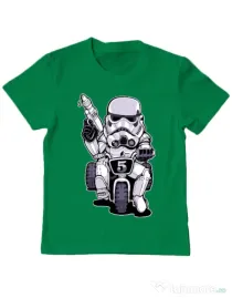 Tricou ADLER copil Little tooper Verde mediu