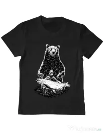 Tricou ADLER copil Bearware Negru
