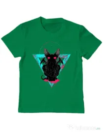 Tricou ADLER copil Cathulhu Verde mediu