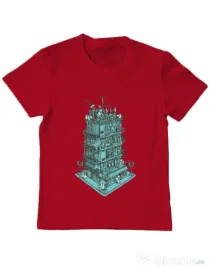 Tricou ADLER copil Sound zone Rosu