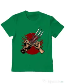 Tricou ADLER copil Like father like daughter Verde mediu