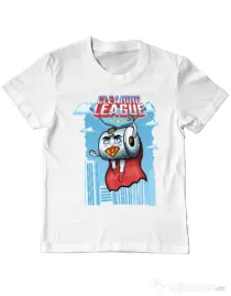 Tricou ADLER copil Cleaning league toilet paper Alb