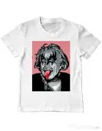 Tricou ADLER copil Albert Kisstein Alb