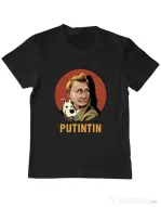 Tricou ADLER copil Putin Tin Negru