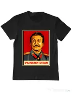 Tricou ADLER copil Sylvester Stalin Negru