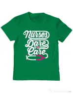 Tricou ADLER copil Dare to care Verde mediu