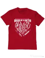 Tricou ADLER copil Nurse practicioner Rosu