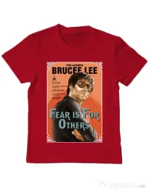 Tricou ADLER copil Fear is for others Rosu