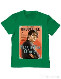 Tricou ADLER copil Fear is for others Verde mediu