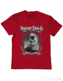 Tricou ADLER copil Snoop Rosu