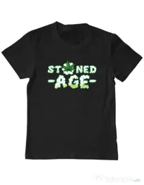 Tricou ADLER copil Stoned age Negru