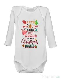 Baby body Christmas Vibes Alb