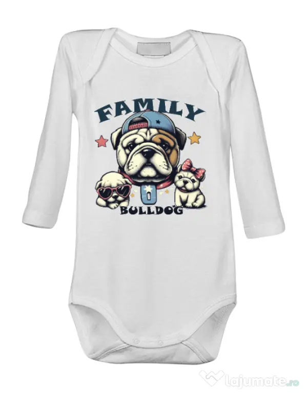 Baby body BULLDOG 16 Alb